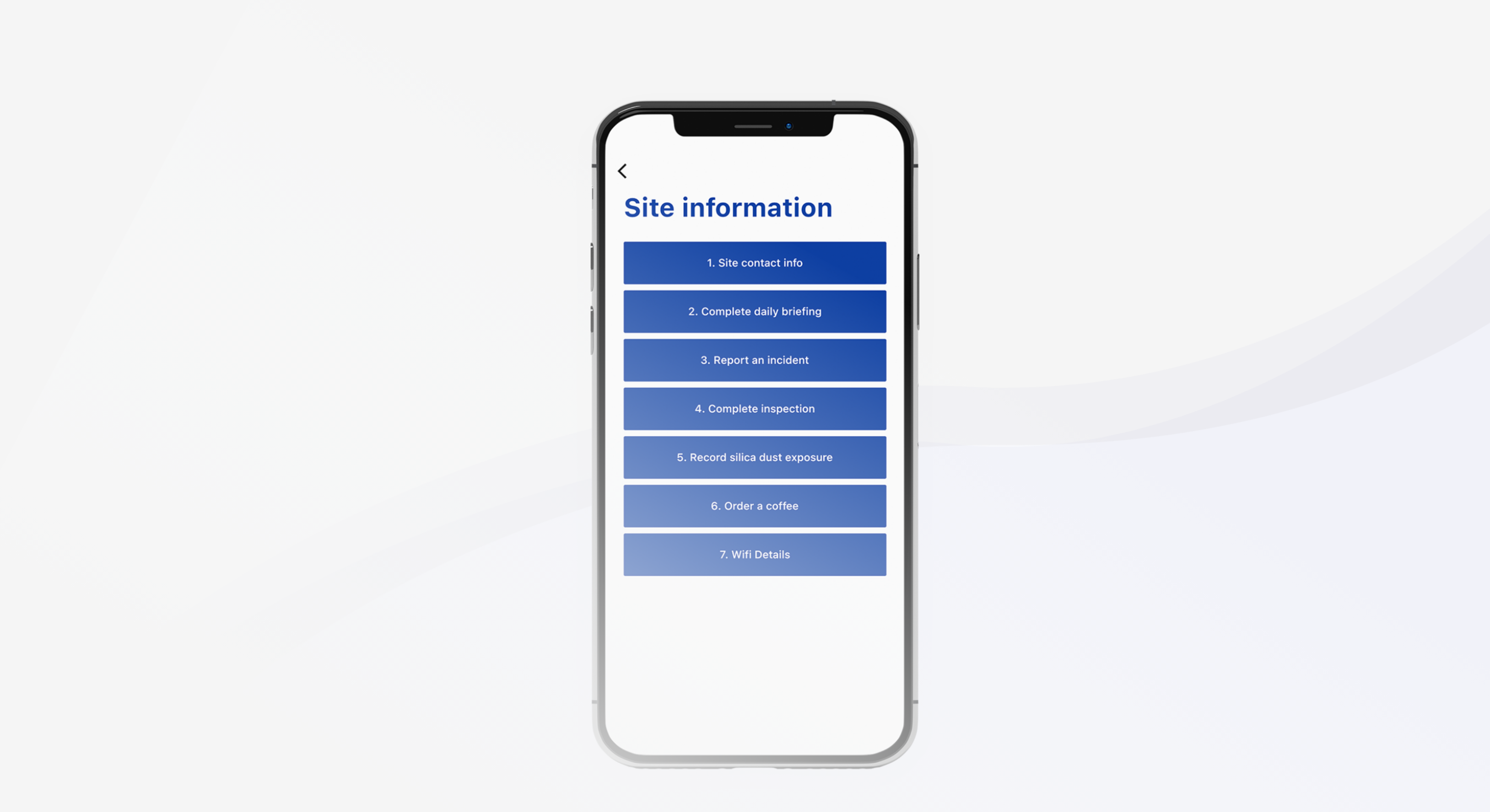 screenshot of EVA Check-in